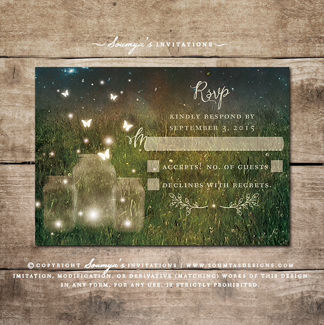 Enchanted Forest RSVP Card