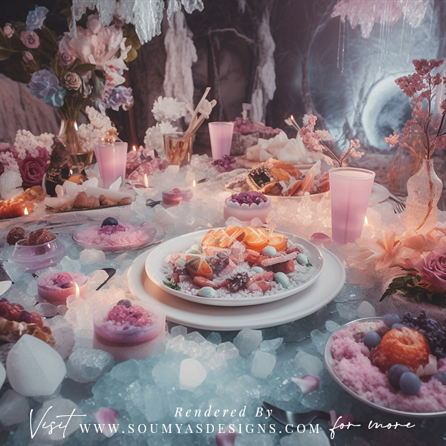 Fantasy Enchanted Forest Theme Table Setting
