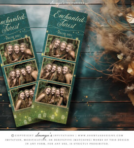 Rustic Enchanted Forest Woodland Party Photo Booth Template